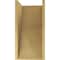 Ekena Millwork 11"W x 11"D x 22"H Wide Durham Rough Cedar Woodgrain TimberThane Corbel, Primed Tan CORUR11X11X22DURRCPR - alternate 4